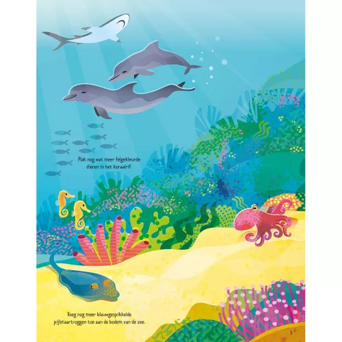 Uitgeverij Usborne Eerste Stickerboek Wilde Dieren 7 Uitgeverij Usborne Eerste Stickerboek Wilde Dieren - Afbeelding 5