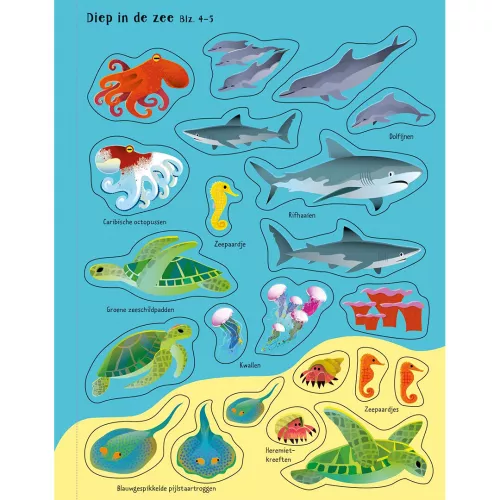 Uitgeverij Usborne Eerste Stickerboek Wilde Dieren 9 Uitgeverij Usborne Eerste Stickerboek Wilde Dieren - Afbeelding 7