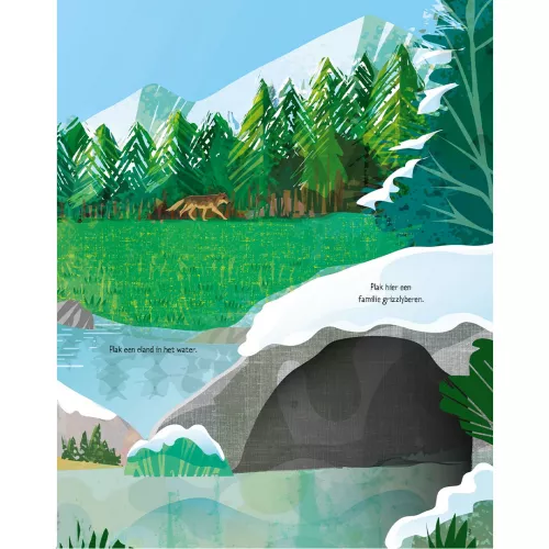 Uitgeverij Usborne Eerste Stickerboek Wilde Dieren 5 Uitgeverij Usborne Eerste Stickerboek Wilde Dieren - Afbeelding 3