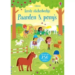 Uitgeverij Usborne Eerste Stickerboekje Paarden En Pony's