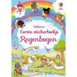 Uitgeverij Usborne Eerste Stickerboekje Regenbogen
