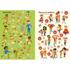 Uitgeverij Usborne Eerste Stickerboekje Voetbal -Kinderspeelgoed uitgeverij usborne eerste stickerboekje voetbal 1