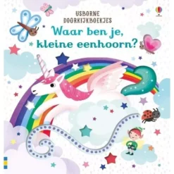 Uitgeverij Usborne Kartonboekje Waar Ben Je, Kleine Eenhoorn?