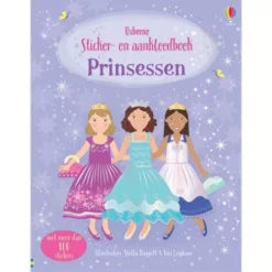 Uitgeverij Usborne Sticker- En Aankleedboekje - Prinsessen