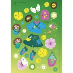 Uitgeverij Usborne Sticker- En Aankleedboekje Tuinelfjes -Kinderspeelgoed uitgeverij usborne sticker en aankleedboekje tuinelfjes 1