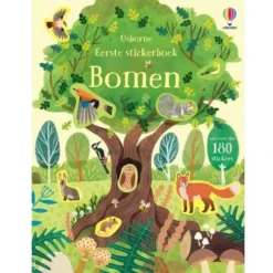 Uitgeverij Usborne Eerste Stickerboek Bomen