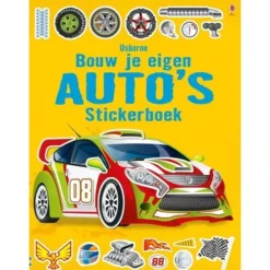 Uitgeverij Usborne Stickerboek Bouw Je Eigen Auto's