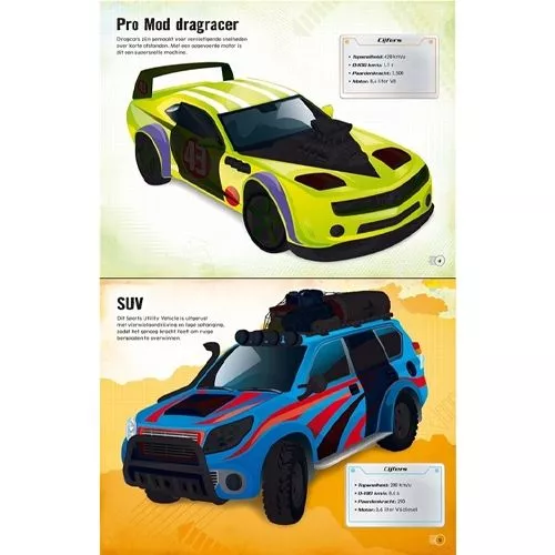 Uitgeverij Usborne Stickerboek Bouw Je Eigen Auto's 5 Uitgeverij Usborne Stickerboek Bouw Je Eigen Auto's - Afbeelding 3