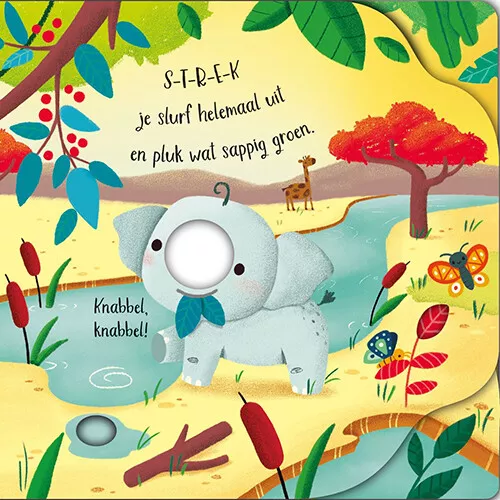 Uitgeverij Usborne Voelboekje Wiebelende Olifanten 5 Uitgeverij Usborne Voelboekje Wiebelende Olifanten - Afbeelding 3