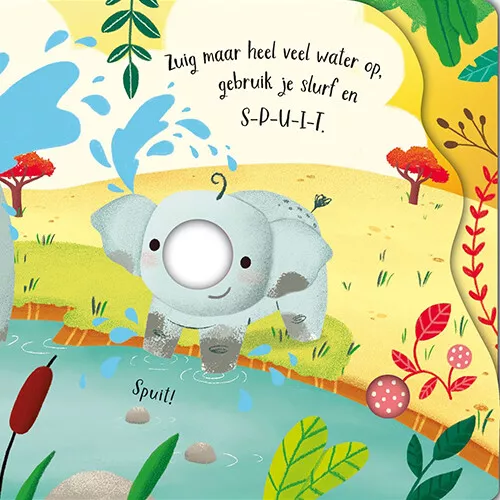 Uitgeverij Usborne Voelboekje Wiebelende Olifanten 9 Uitgeverij Usborne Voelboekje Wiebelende Olifanten - Afbeelding 7