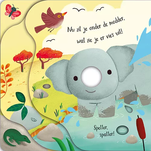 Uitgeverij Usborne Voelboekje Wiebelende Olifanten 6 Uitgeverij Usborne Voelboekje Wiebelende Olifanten - Afbeelding 4