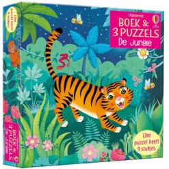 Uitgeverij Usborne Zoekboek En Puzzel 3x9st - Jungle