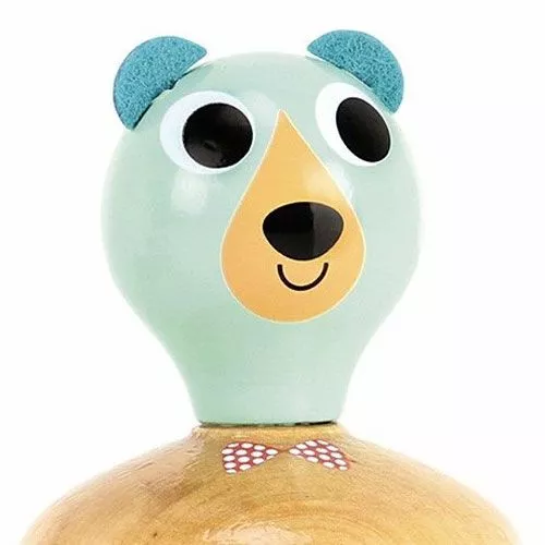 Vilac Rammelaar Culbuto - Beer 4 Vilac Rammelaar Culbuto - Beer - Afbeelding 2