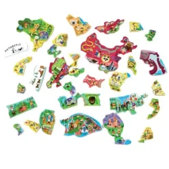Janod Magneetpuzzel Wereldkaart (92st) 12 Janod Magneetpuzzel Wereldkaart (92st) -Kinderspeelgoed wereldkaart janod 5504 4