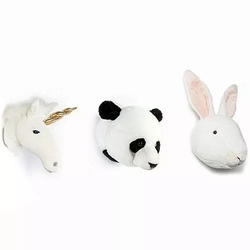 Wild & Soft Trophy Mini Heads Lovely (3st) 3 Wild & Soft Trophy Mini Heads Lovely (3st)