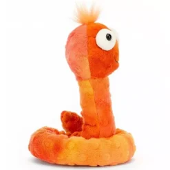 Jellycat Knuffelworm Winston - 16 Cm -Kinderspeelgoed winston worm1