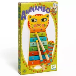 Djeco Xylofoon Animambo Kat -Kinderspeelgoed xylofoon animambo kat