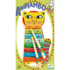 Djeco Xylofoon Animambo Kat -Kinderspeelgoed xylofoon animambo kat 1