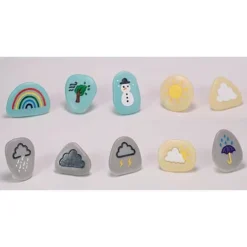 Yellow Door Weerstenen - 10st -Kinderspeelgoed yellow door weerstenen 10st 11